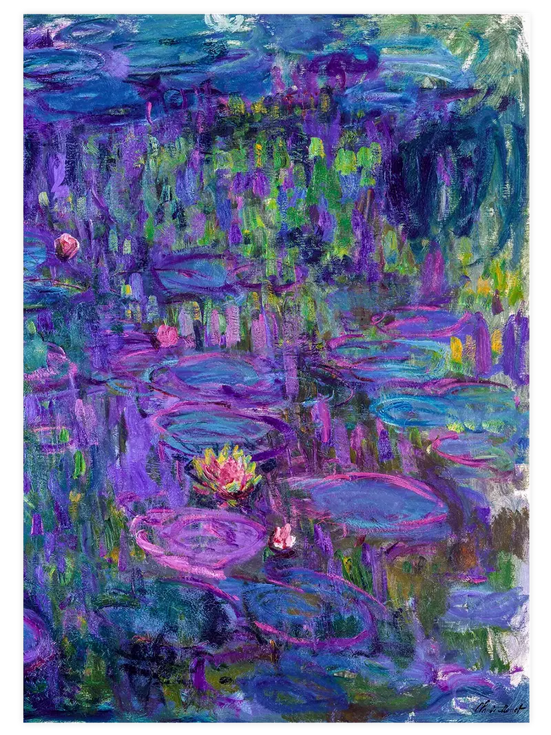 Monet Nymphéas - Art Print