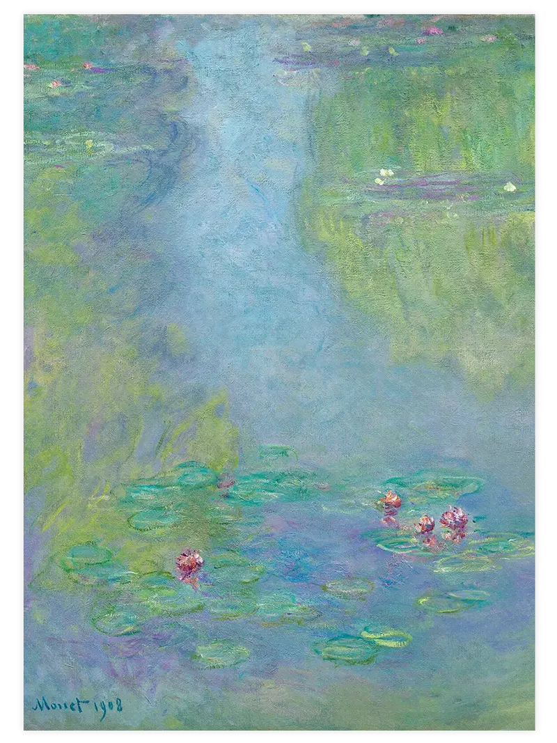 Monet Water Lilies - Art Print