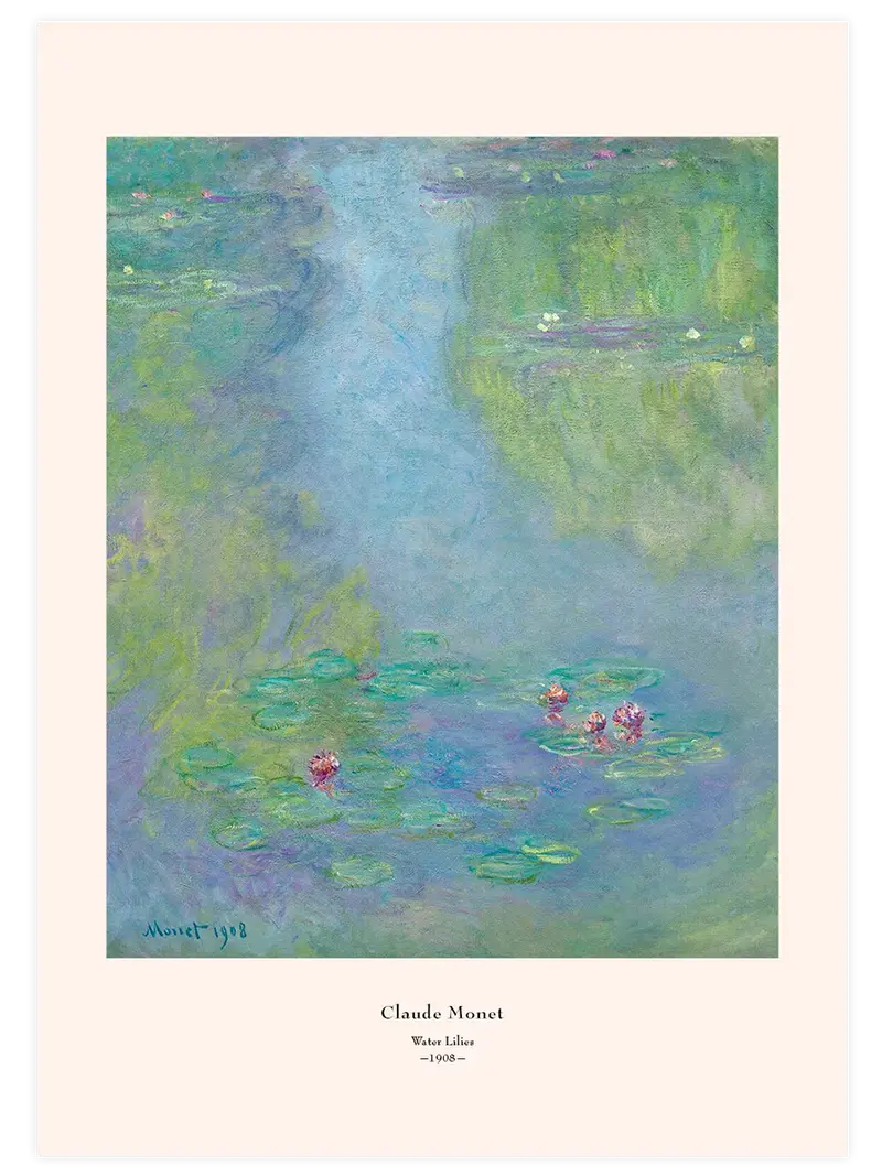 Monet Water Lilies - Art Print