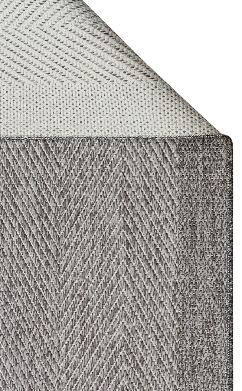 Mono MNO 02 Gri -Yıkanabilir Kaymaz Kilim Halı