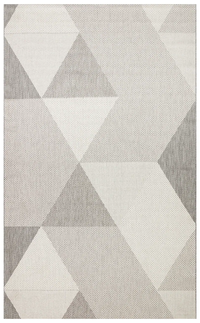 Mono MNO 03 Gri - Yıkanabilir Kaymaz Kilim Halı