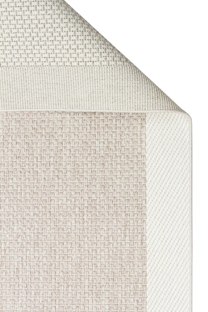 Mono MNO 05 Bej Krem - Yıkanabilir Kaymaz Kilim Halı
