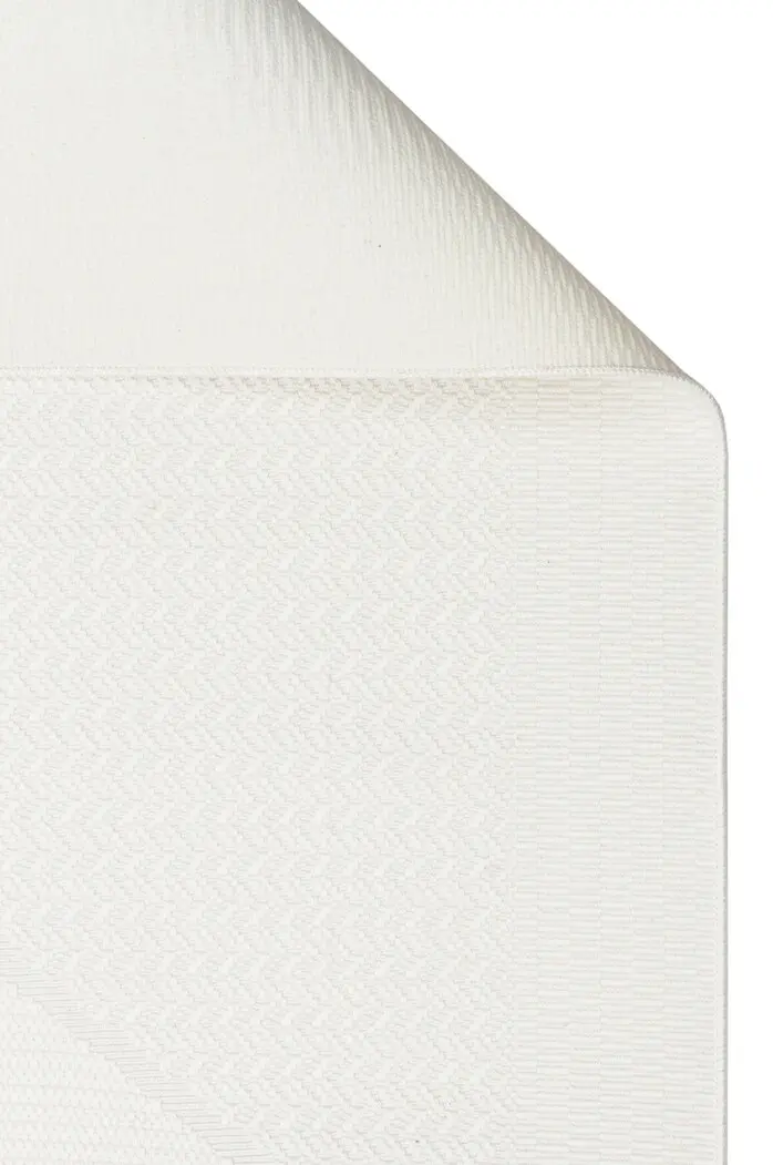 Mono MNO LUX 02 Beyaz -Yıkanabilir Kaymaz Kilim Halı