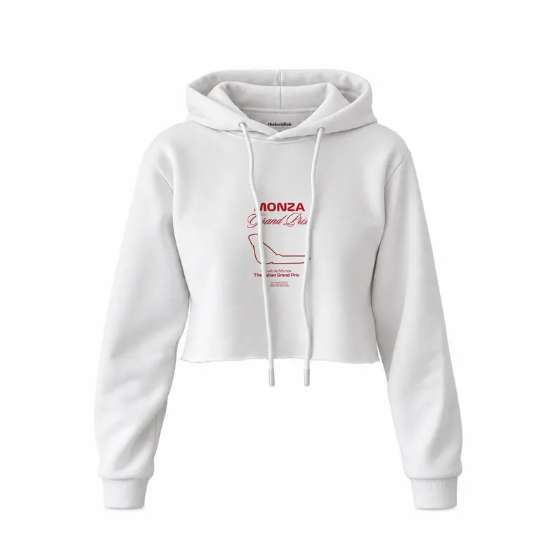Monza Grand Prix Crop Hoodie