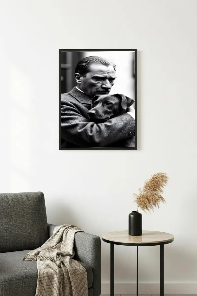 Mustafa Kemal Atatürk Baskılı Tablo Huhu501