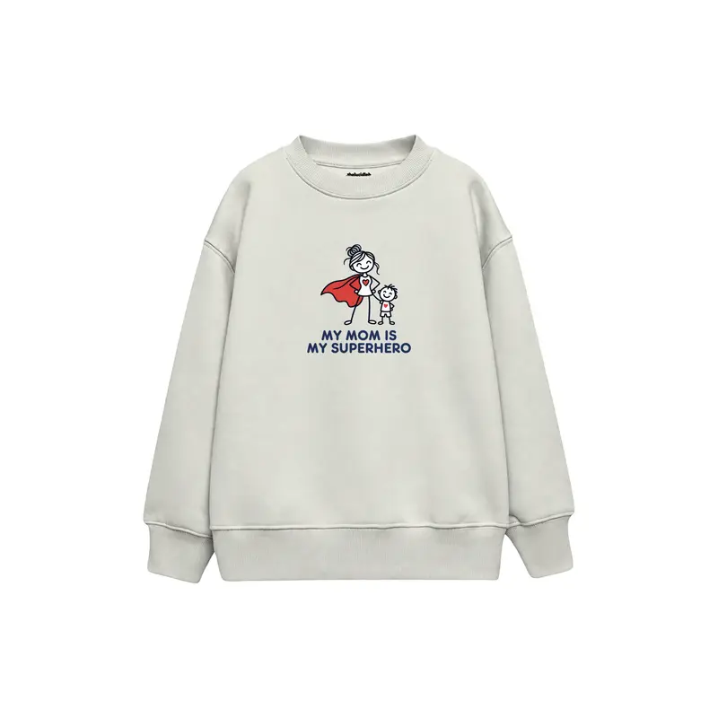 My Mom Is My Superhero Çocuk Sweatshirt