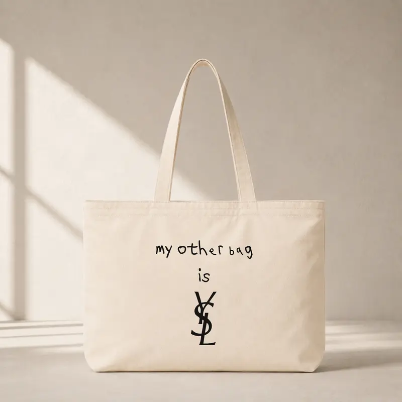 My Other Bag Is YSL Club Tote Bag