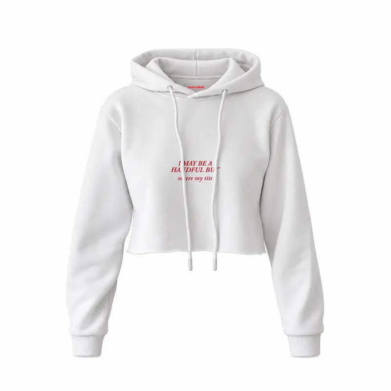My Tits Crop Hoodie