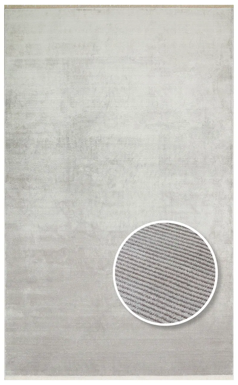 NAP 01 Gri - NAPOLI - Sade Desenli Modern Sık Dokuma Makine Halısı