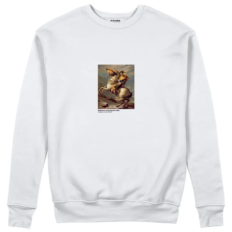 Napoleon Crossing the Alps Sweatshirt