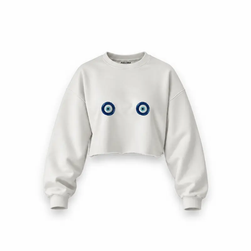 Nazar Oversize Crop Sweatshirt