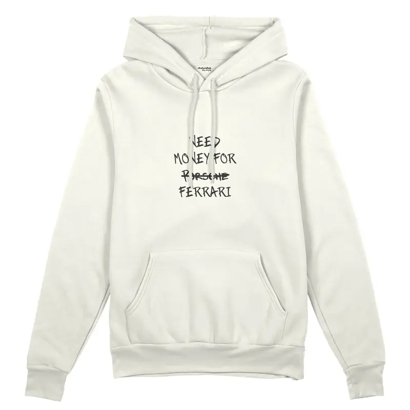 Need Money For Ferrari Oversize Hoodie