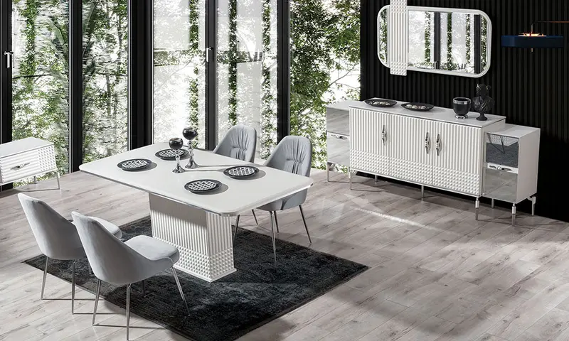 Neptün Modern Yemek Odası Takımı