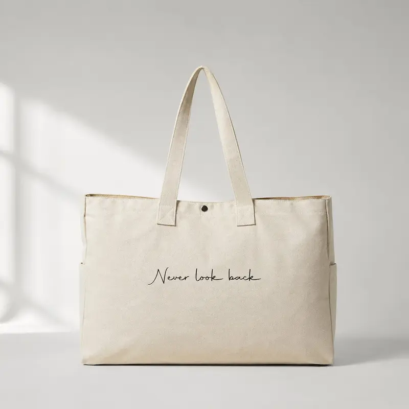 Never Look Back Daily Tote Bag