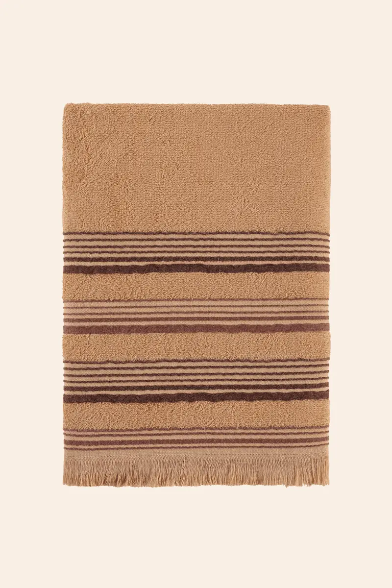New Derin Bambu Banyo Havlusu 80x150 cm Amber