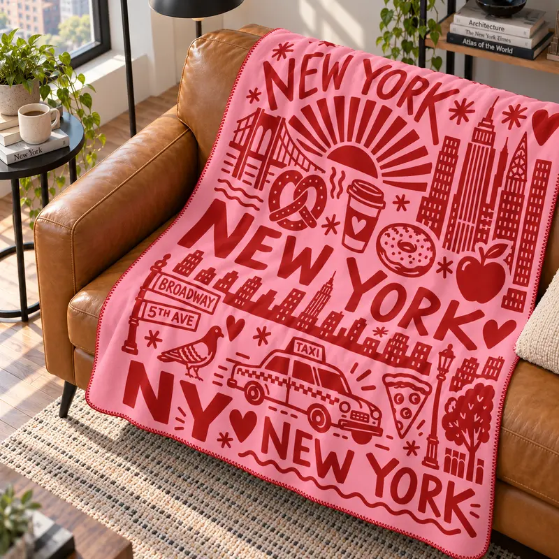 New York Daydream Polar TV Battaniyesi