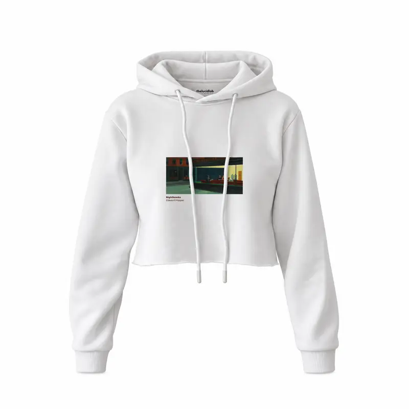 Nighthawks Crop Hoodie