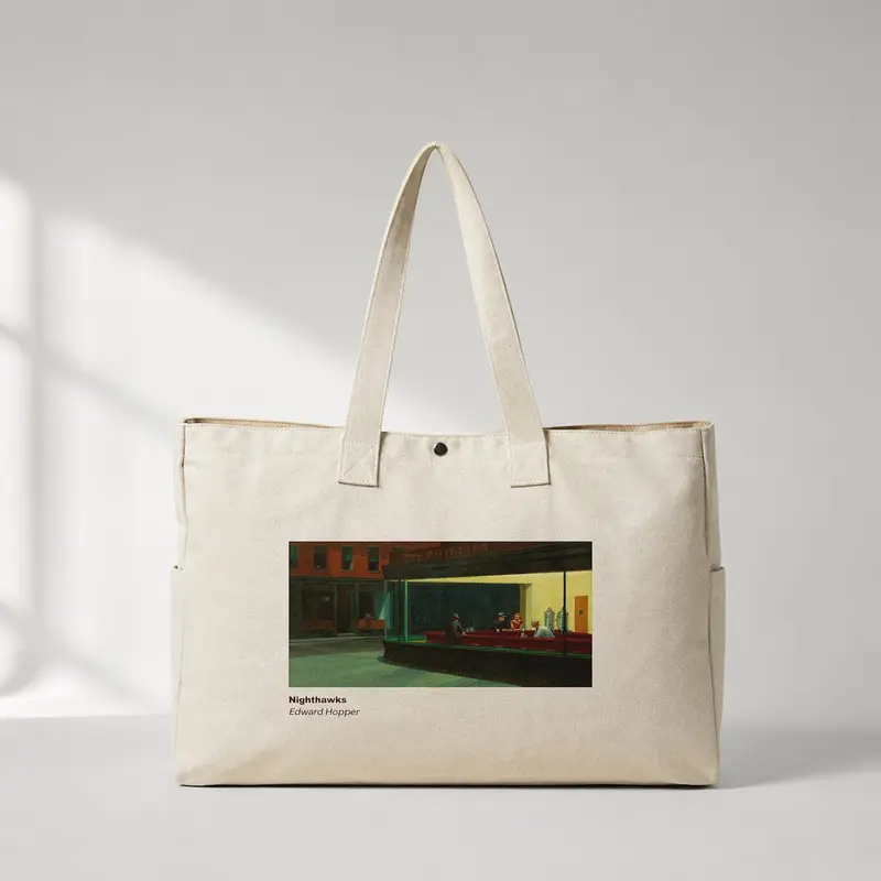 Nighthawks Daily Tote Bag