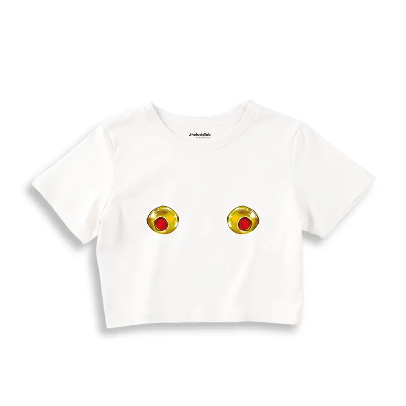 Nipples Crop Tişört