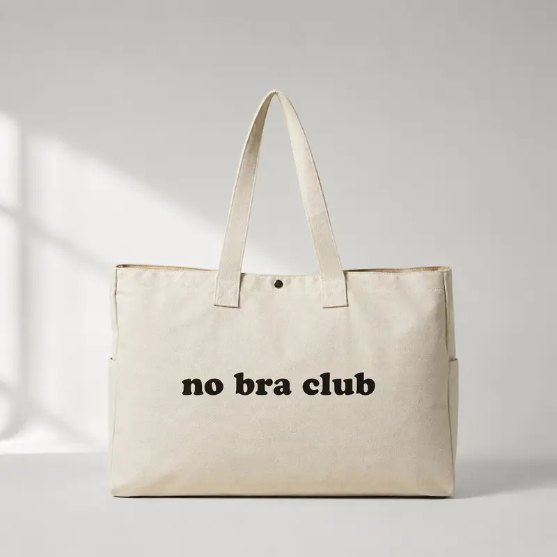 No Bra Club Daily Tote Bag