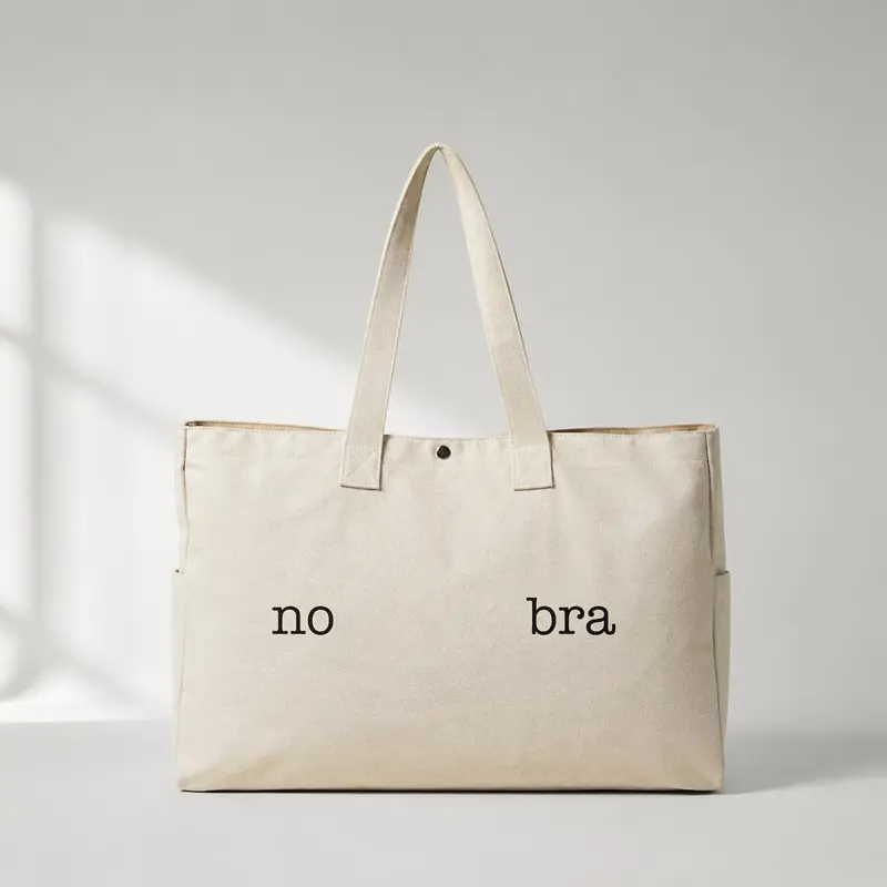 No Bra Daily Tote Bag