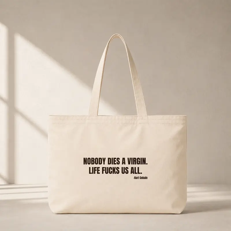 Nobody Dies A Virgin Life Fucks Us All Club Tote Bag