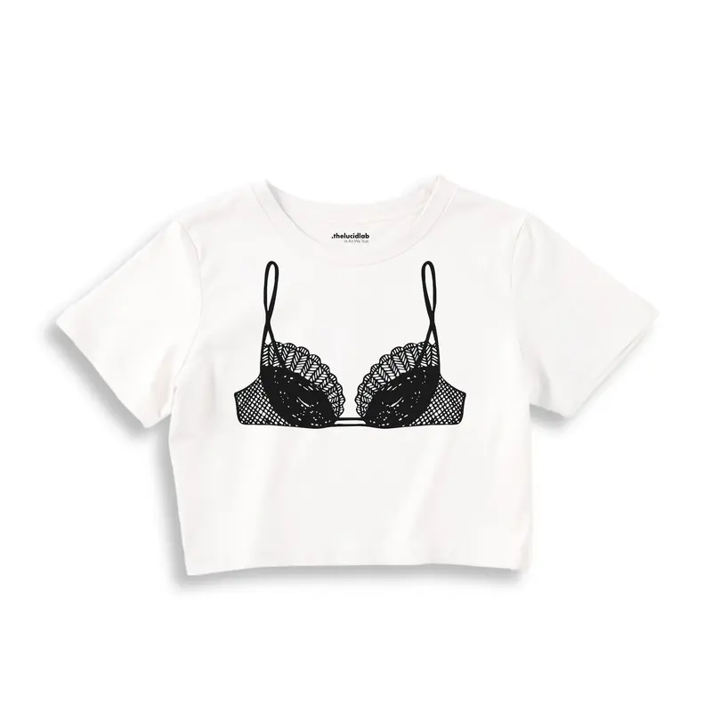 Noir Seduce Crop Tişört