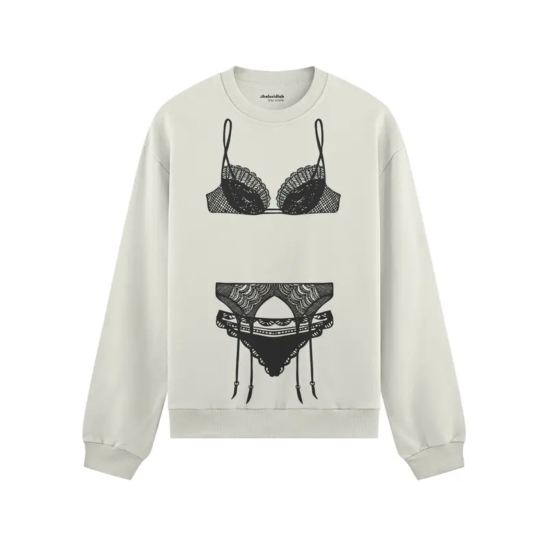 Noir Seduce Oversize Sweatshirt