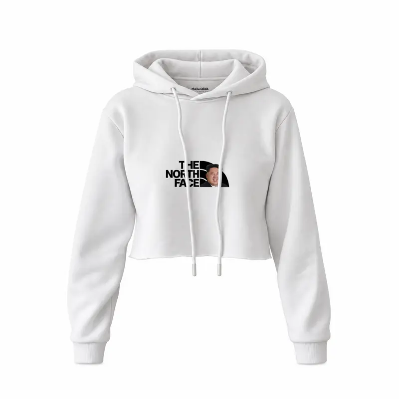 North Face Crop Hoodie