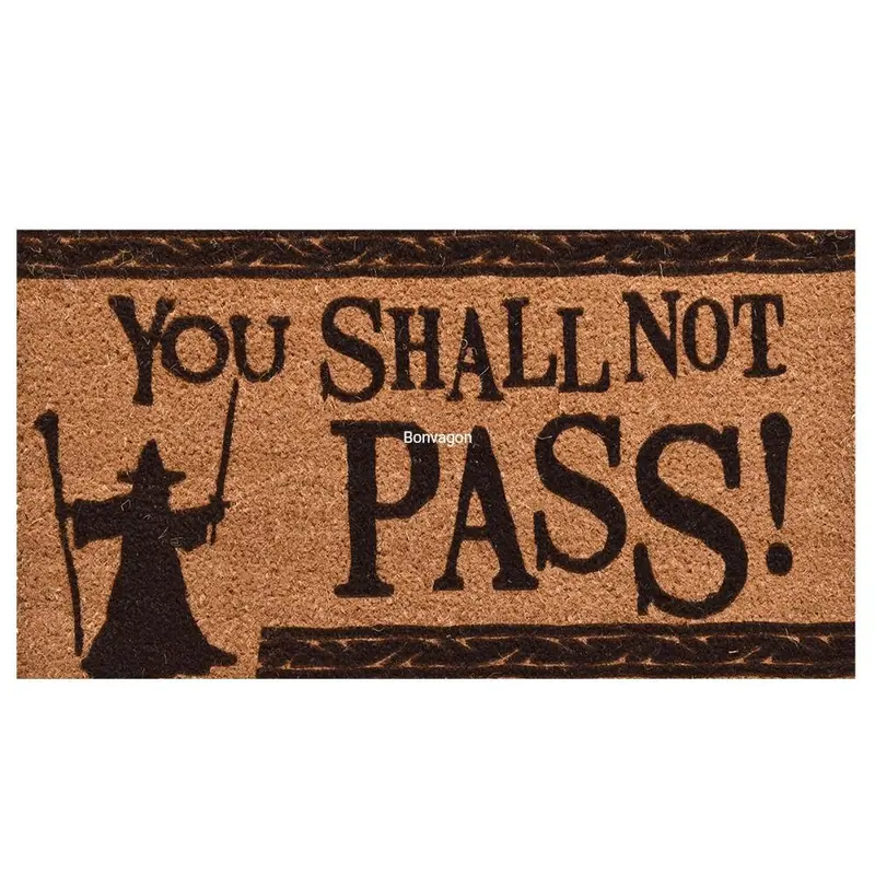 Not Pass Doğal Koko Hindistan Cevizi Kapı Önü Paspas 60x40cm
