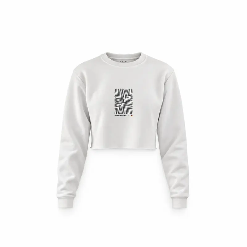 Nürburgring Artwork Crop Sweatshirt