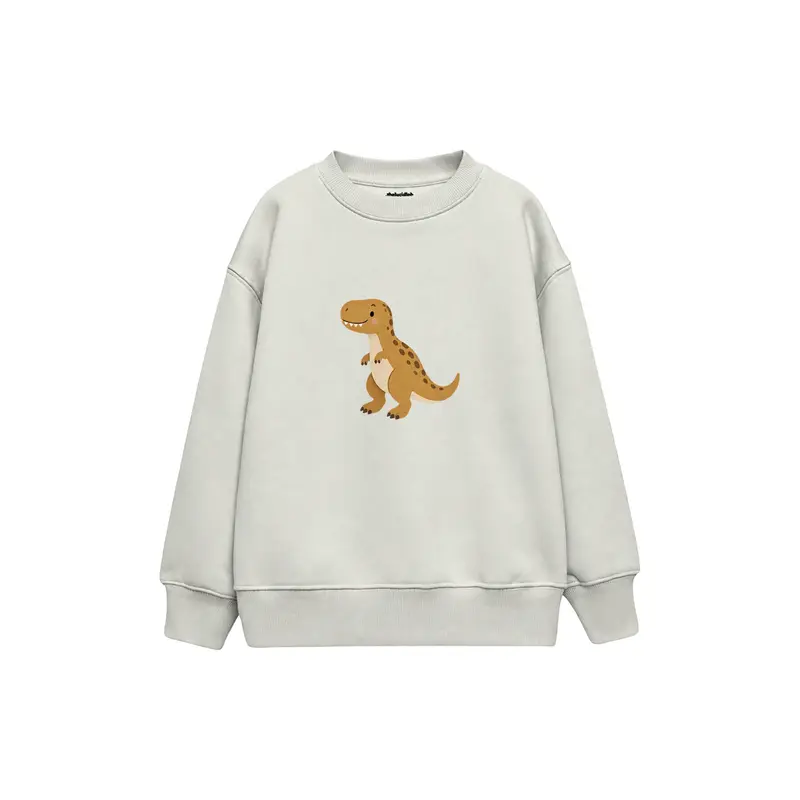 Ochre Tyrannosaurus with Tiny Friendly Arms Çocuk Sweatshirt