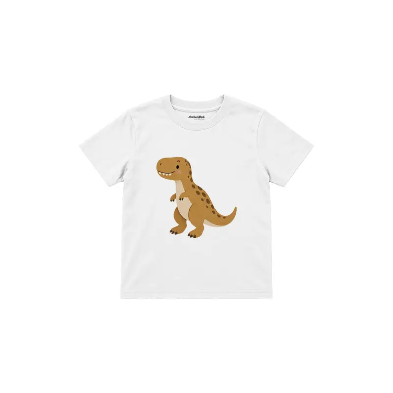 Ochre Tyrannosaurus with Tiny Friendly Arms Çocuk Tişört