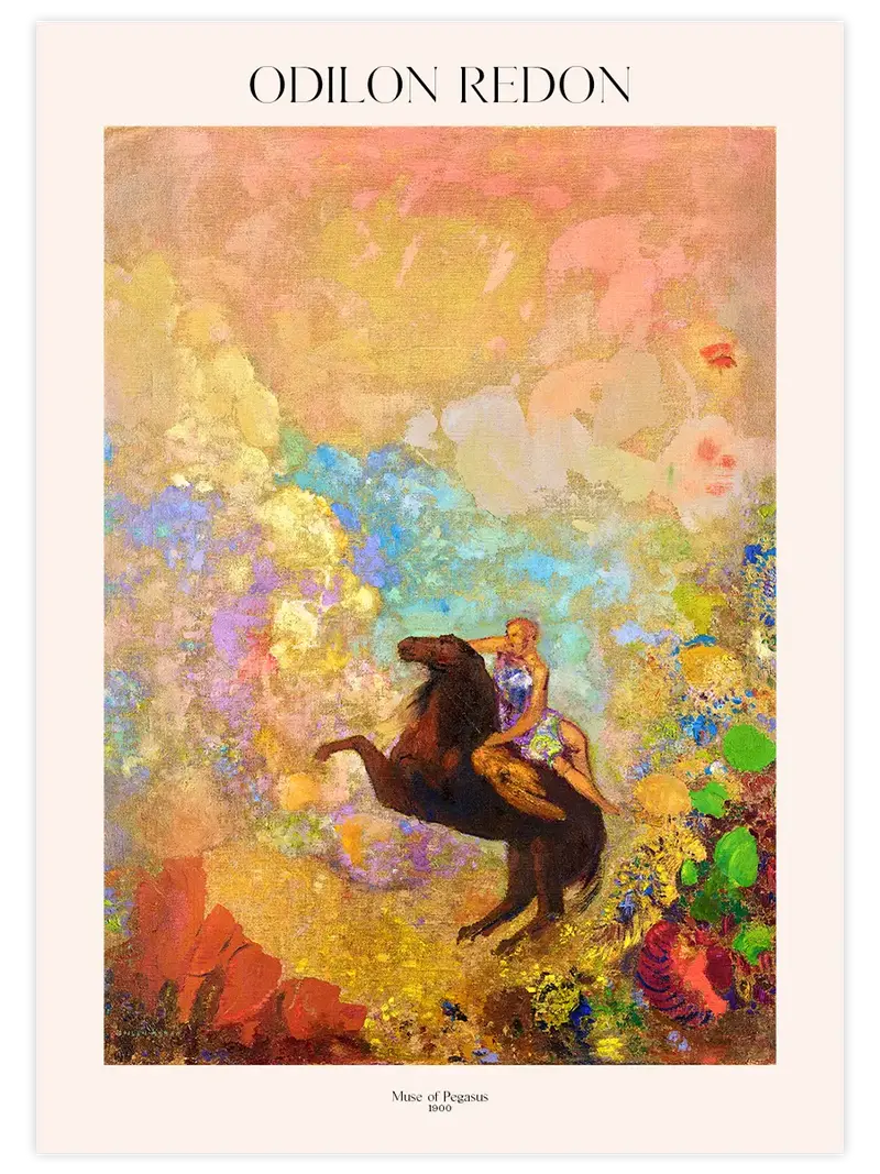 Odilon Muse of Pegasus - Art Print