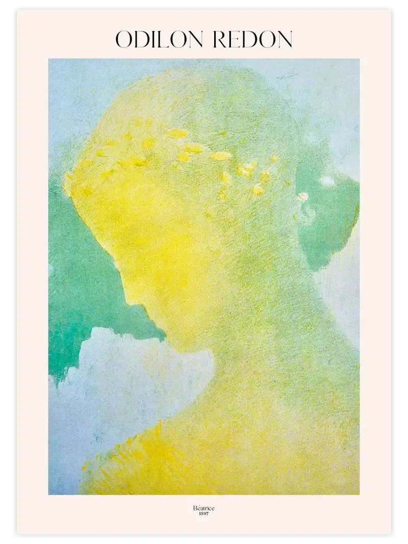 Odilon Redon Béatrice - Art Print
