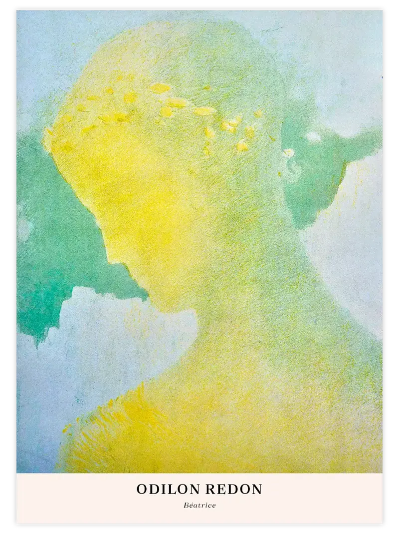 Odilon Redon Béatrice - Art Print