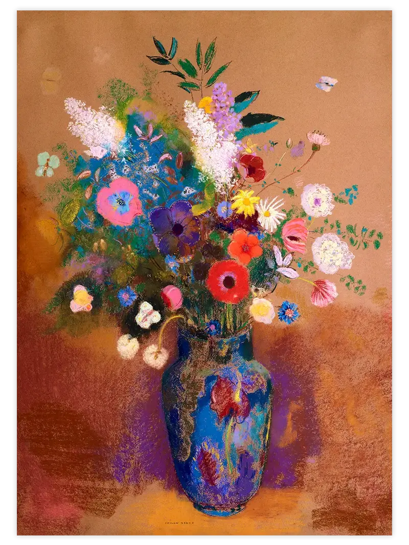 Odilon Redon Bouquet Of Flowers - Art Print