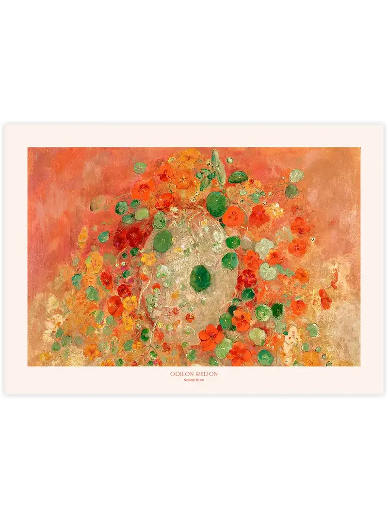 Odilon Redon Nasturtium - Art Print
