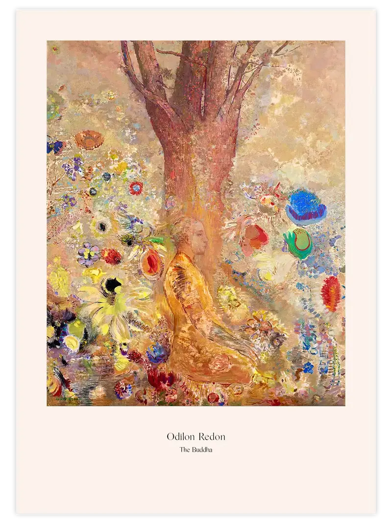 Odilon Redon The Buddha - Art Print