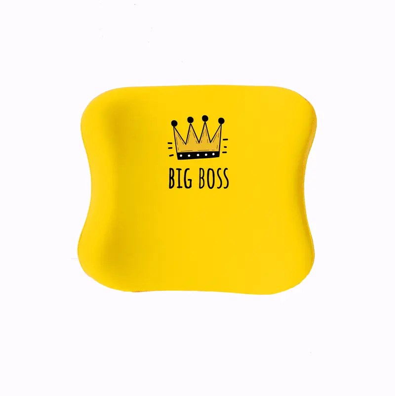 Officekup Çocuk-Genç Visco Bel Destek Yastığı- Big BOSS Sarı
