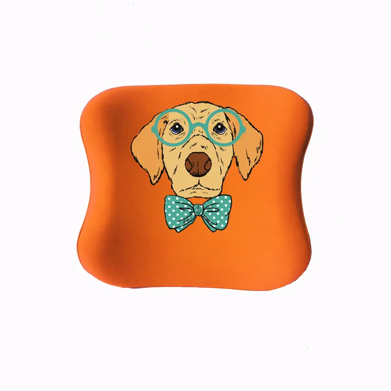 Officekup Çocuk-Genç Visco Bel Destek Yastığı- Dogs Out Turuncu
