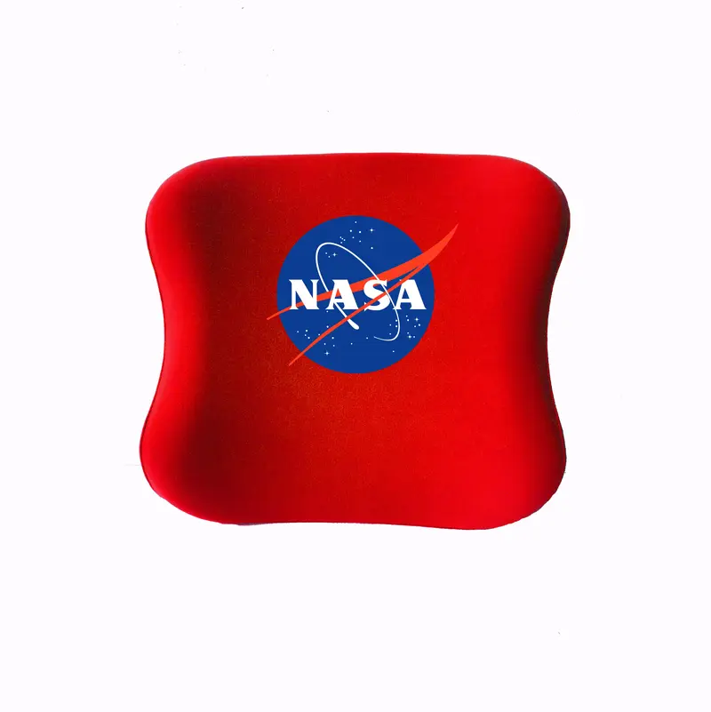 Officekup Çocuk-Genç Visco Bel Destek Yastığı-  NASA Kırmızı