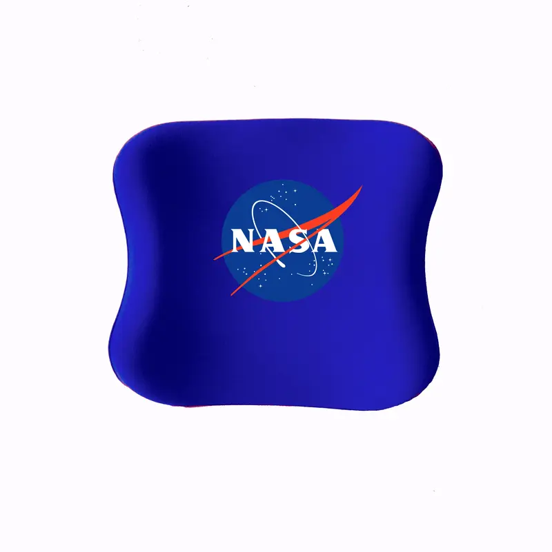 Officekup Çocuk-Genç Visco Bel Destek Yastığı-  NASA Mavi