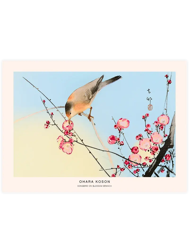 Ohara Koson Songbird - Art Print