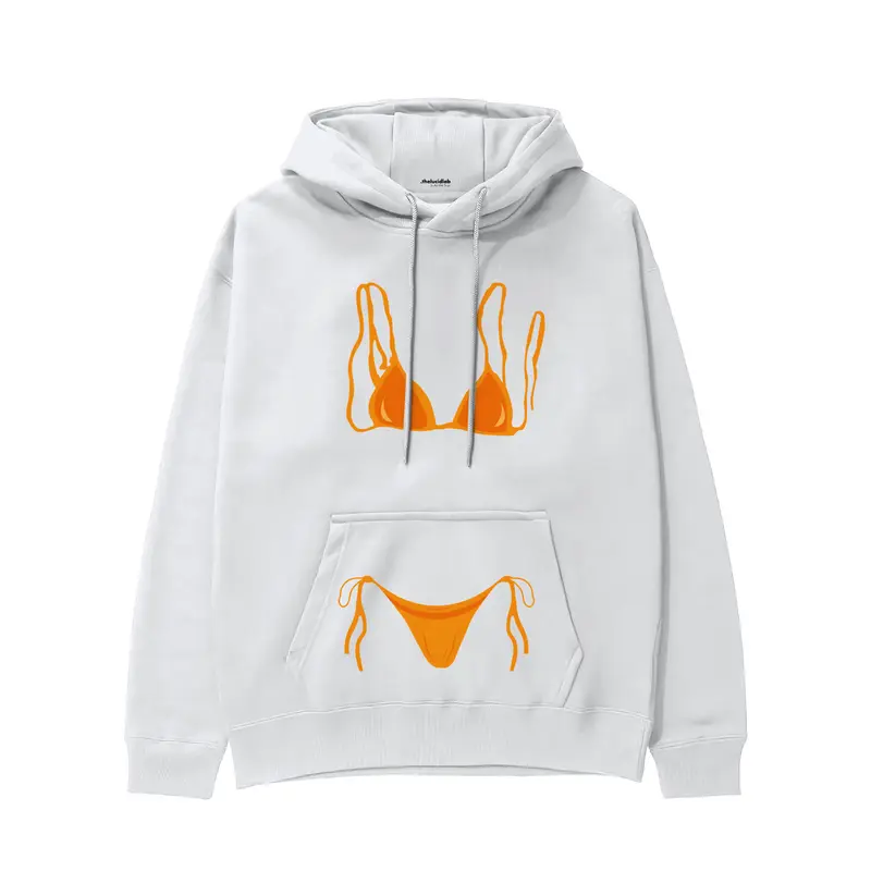 Orange Bikini Hoodie