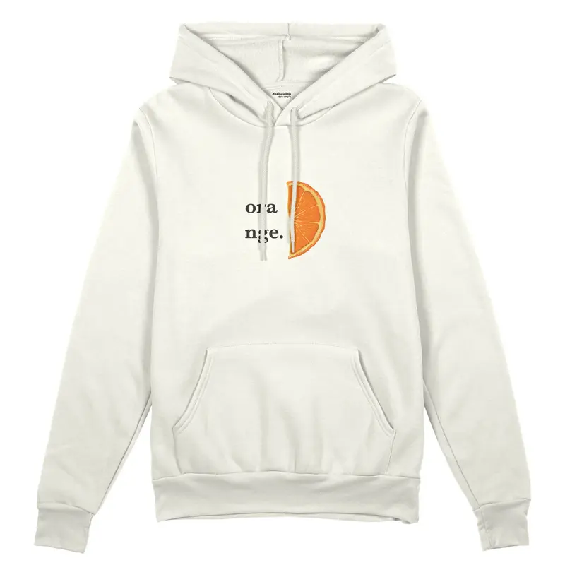 Orange Oversize Hoodie