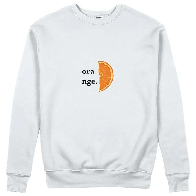 Orange Sweatshirt