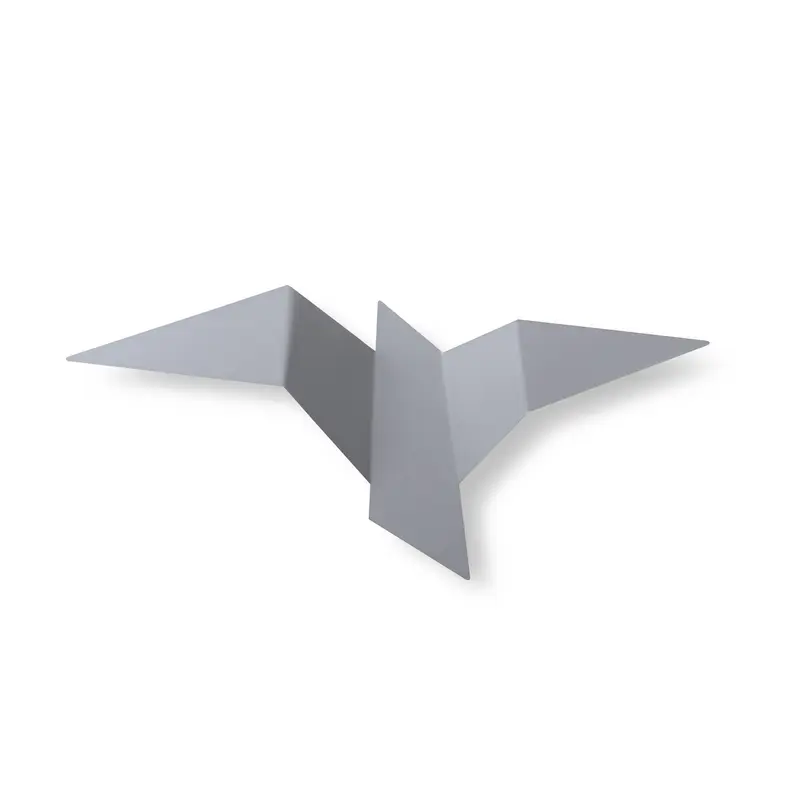 Origami Kuş Büyük Boy LED Aplik - Beyaz