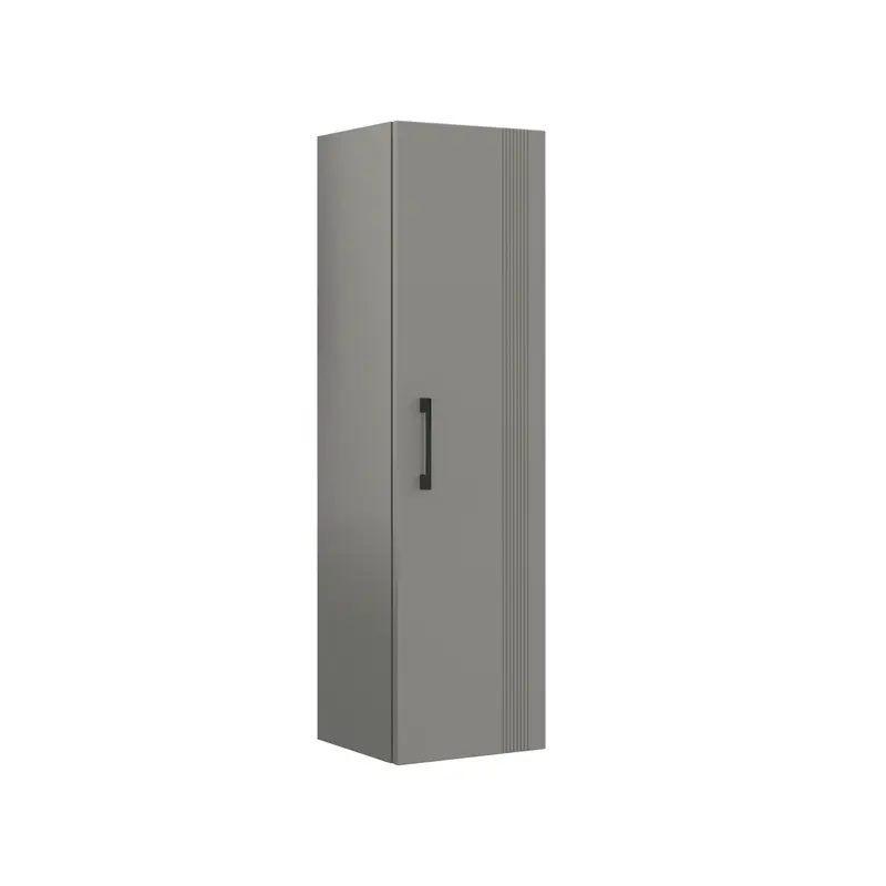 Orka Bari V2 40 cm Banyo Boy Dolabı | Tek Kapaklı | Mat Kaşmir