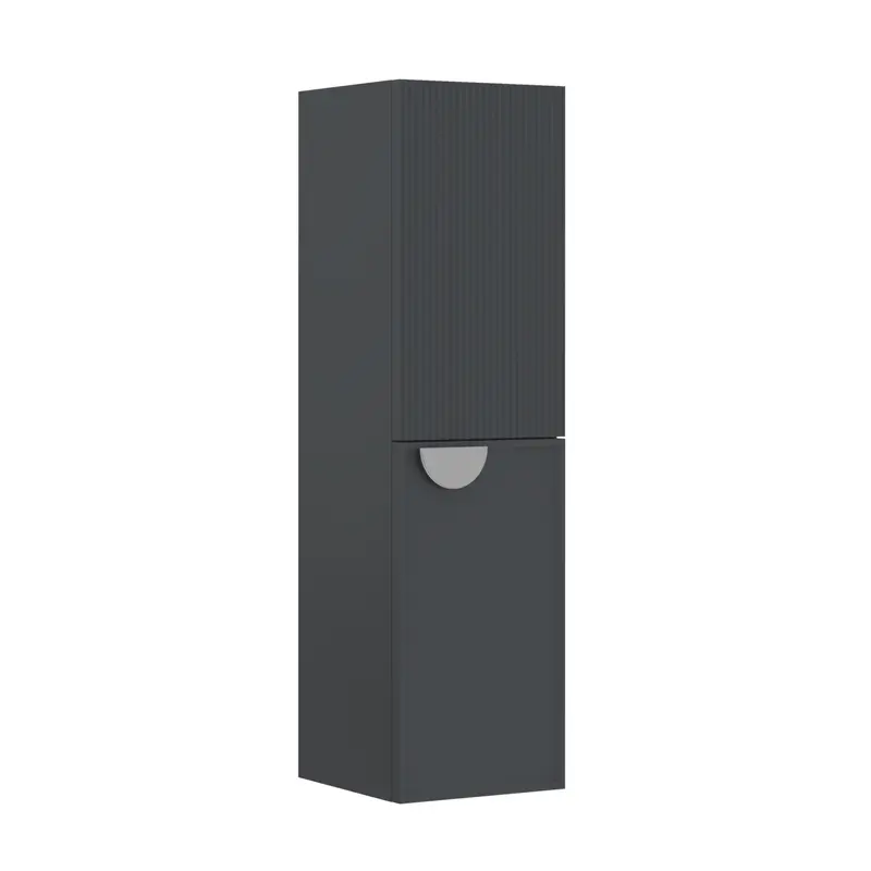 Orka Molino 40 cm Banyo Boy Dolabı | Mat Antrasit
